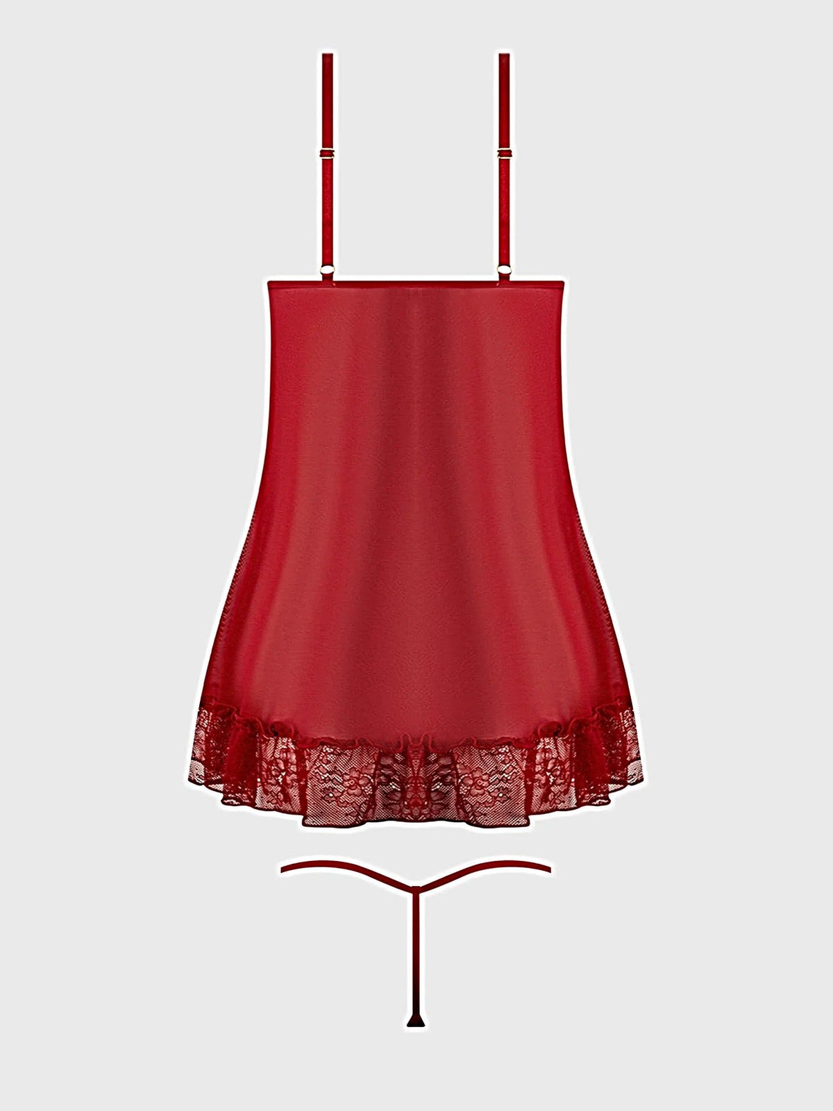 KIKI LACE BABYDOL & G-STRING SET -