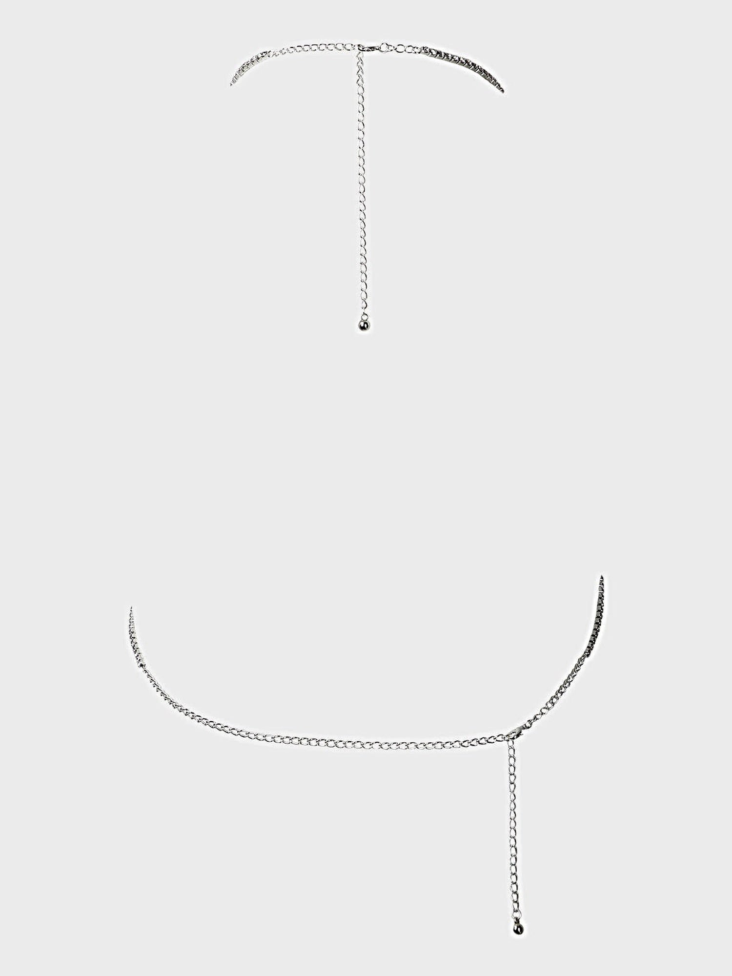 RHINESTONE SWIRL KNOT BRALETTE -
