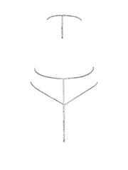 RHINESTONE PLUNGE CAMI -