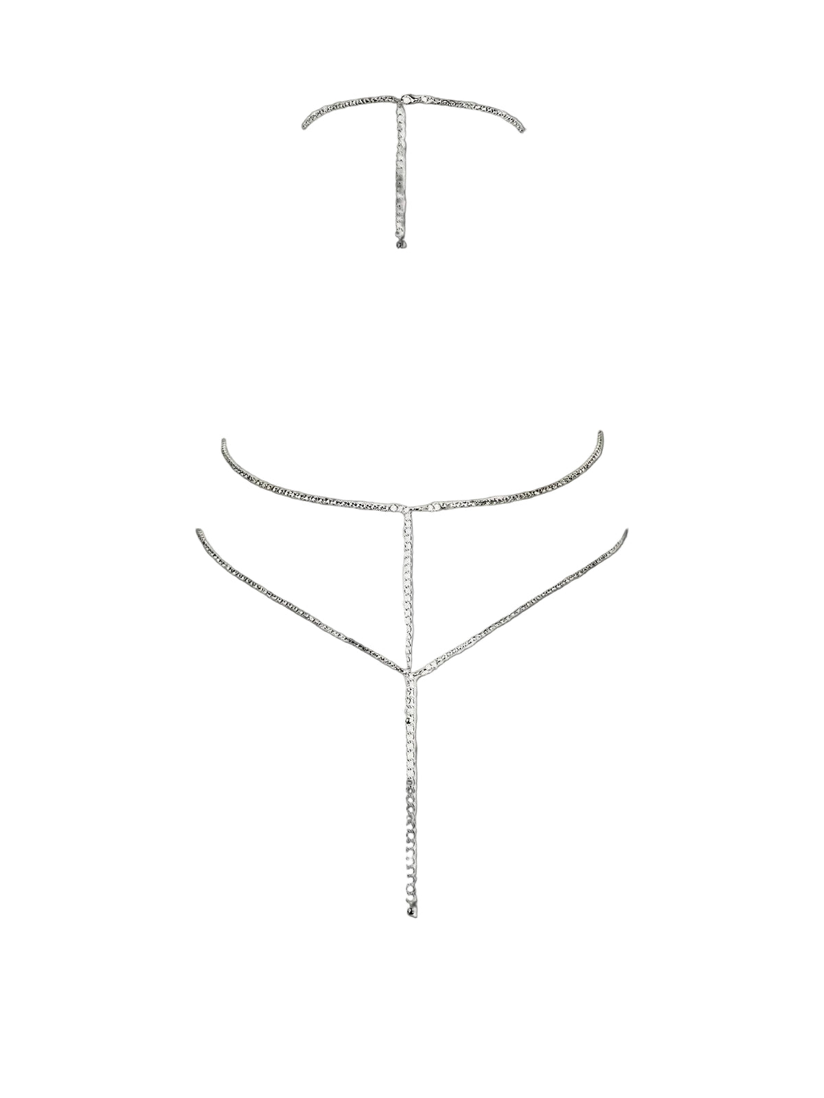 RHINESTONE PLUNGE CAMI -