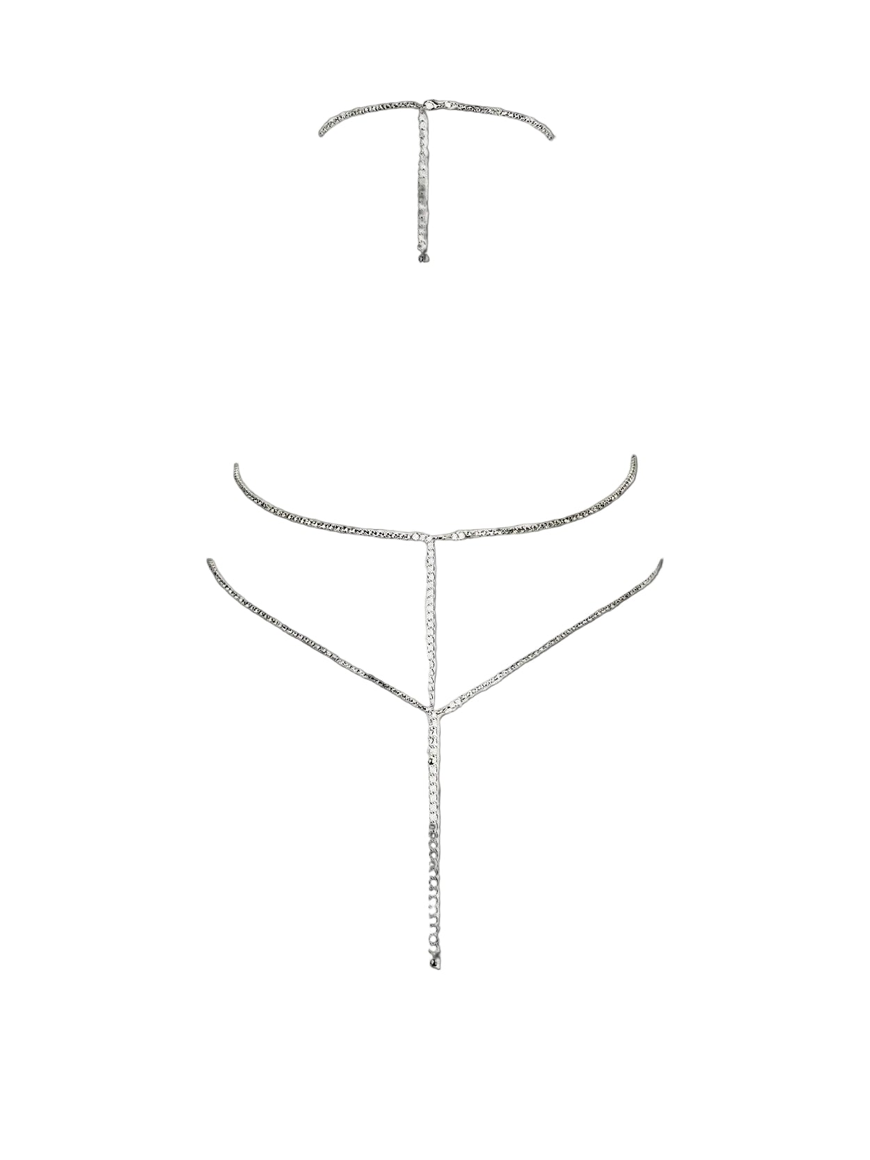 RHINESTONE PLUNGE CAMI -