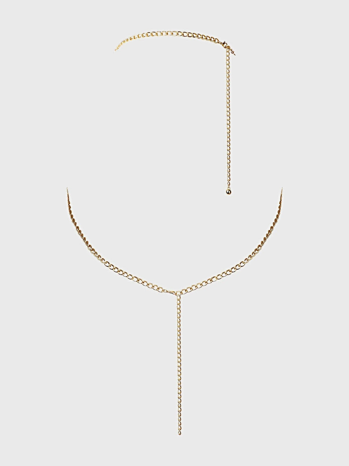 PEARL & CHAIN DRAPED BRALETTE -