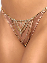 RHINESTONE V-FRONT PANTY -