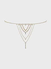 RHINESTONE V-FRONT PANTY -