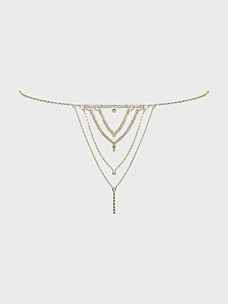 RHINESTONE V-FRONT PANTY -