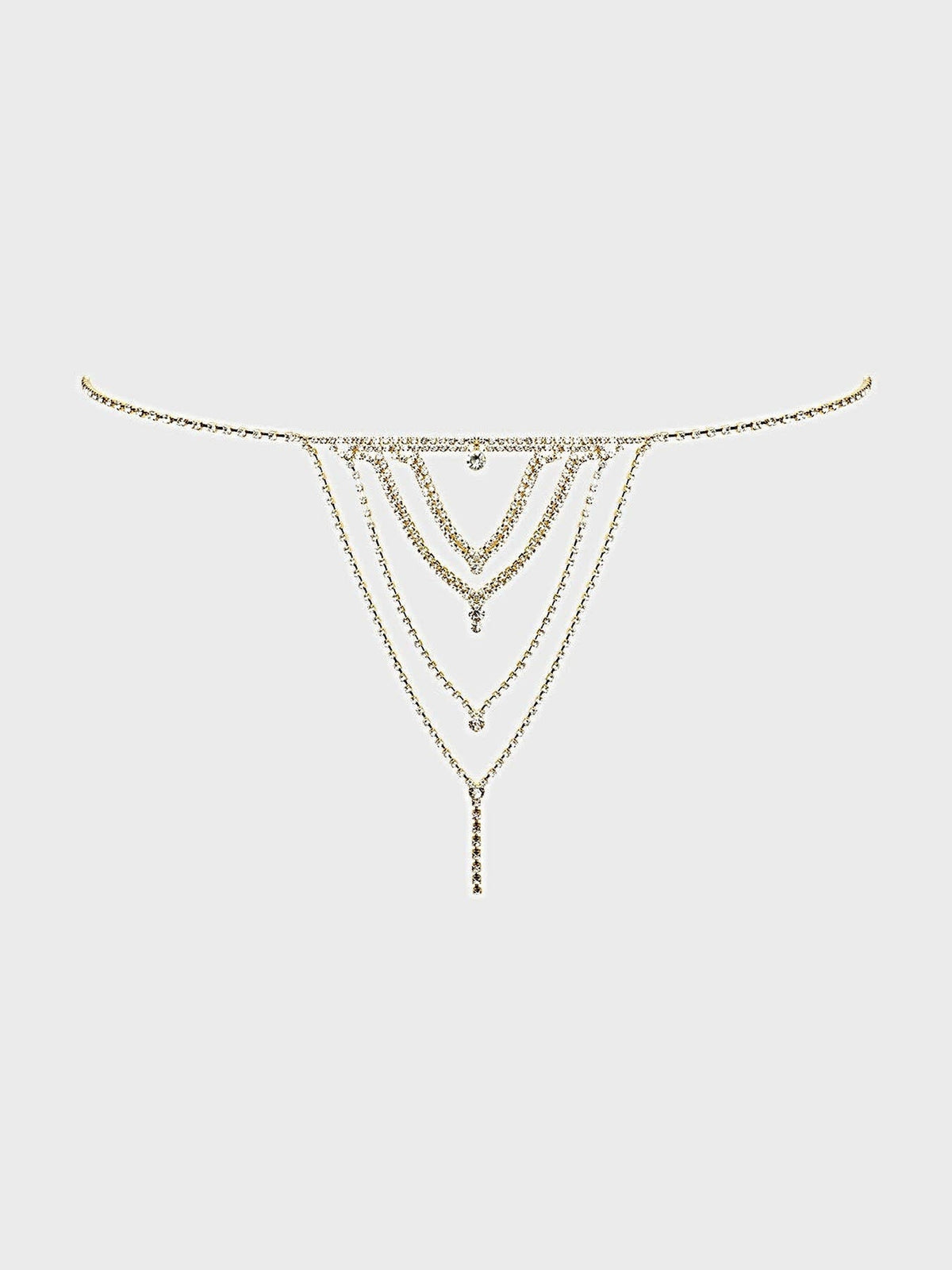 RHINESTONE V-FRONT PANTY -