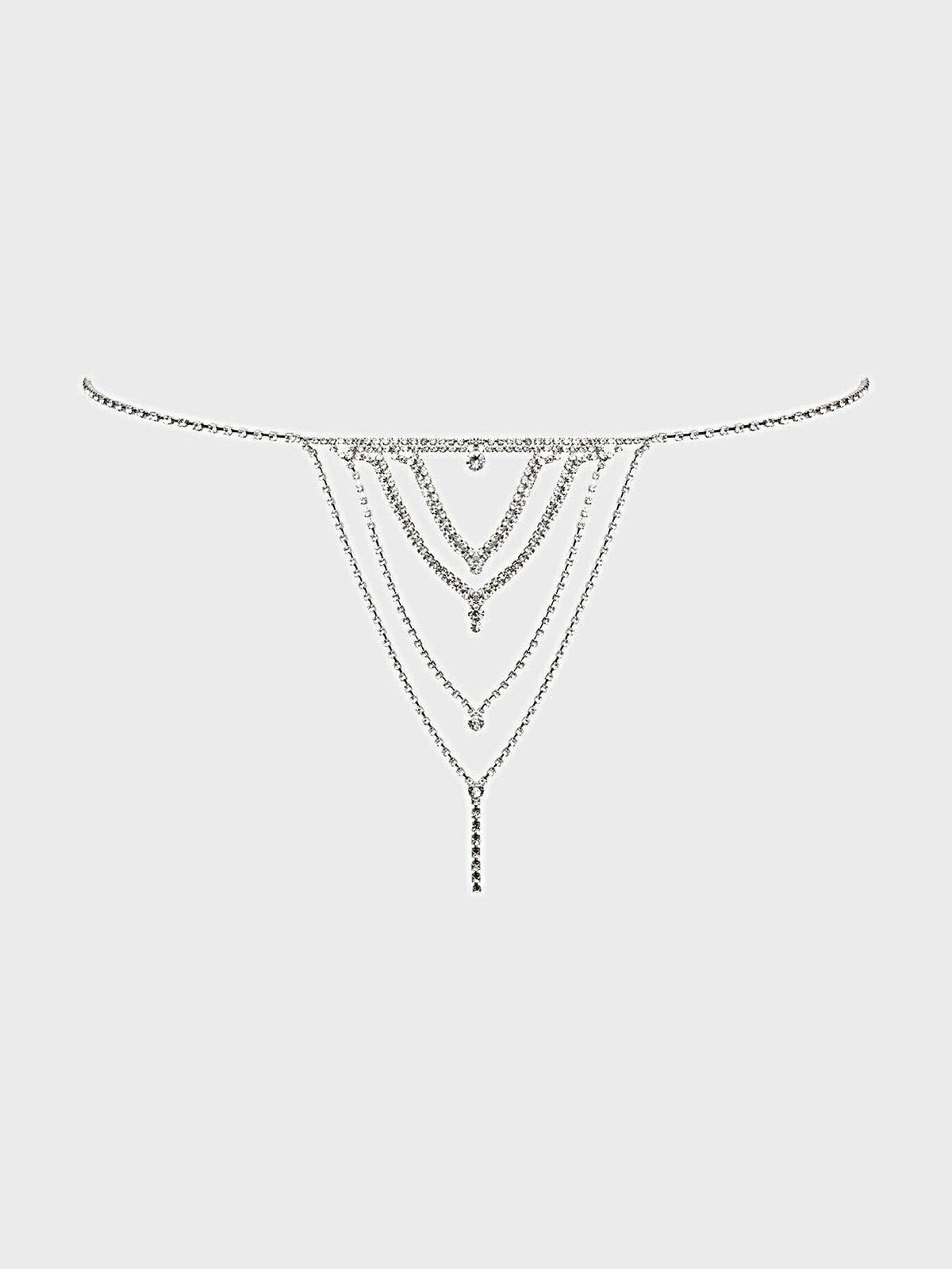 RHINESTONE V-FRONT PANTY -