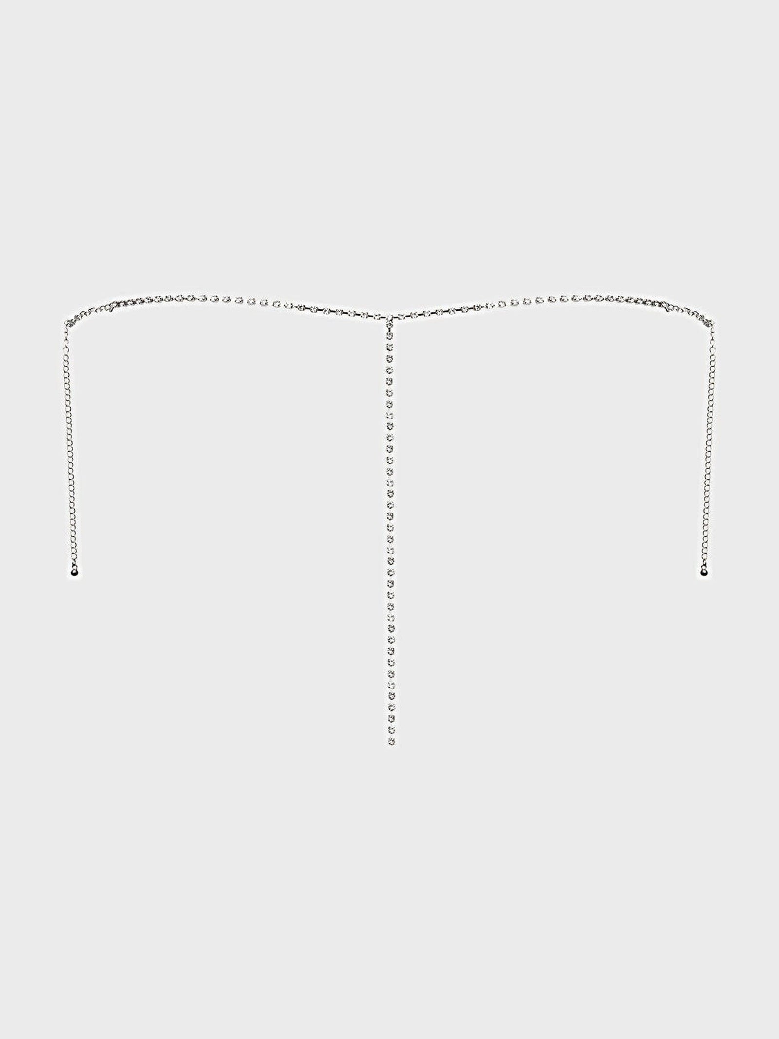 RHINESTONE V-FRONT PANTY -