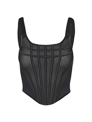 CHANTAL MESH BUSTIER & G-STRING SET -