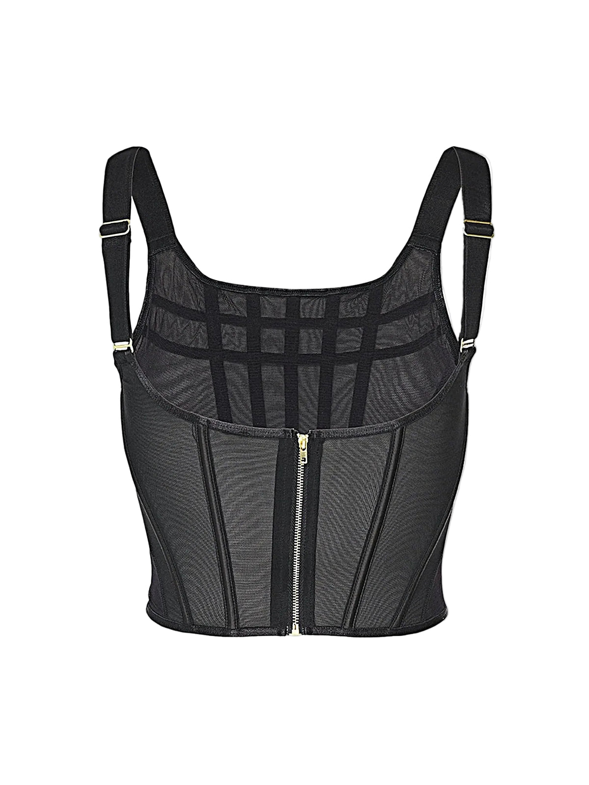 CHANTAL MESH BUSTIER & G-STRING SET -
