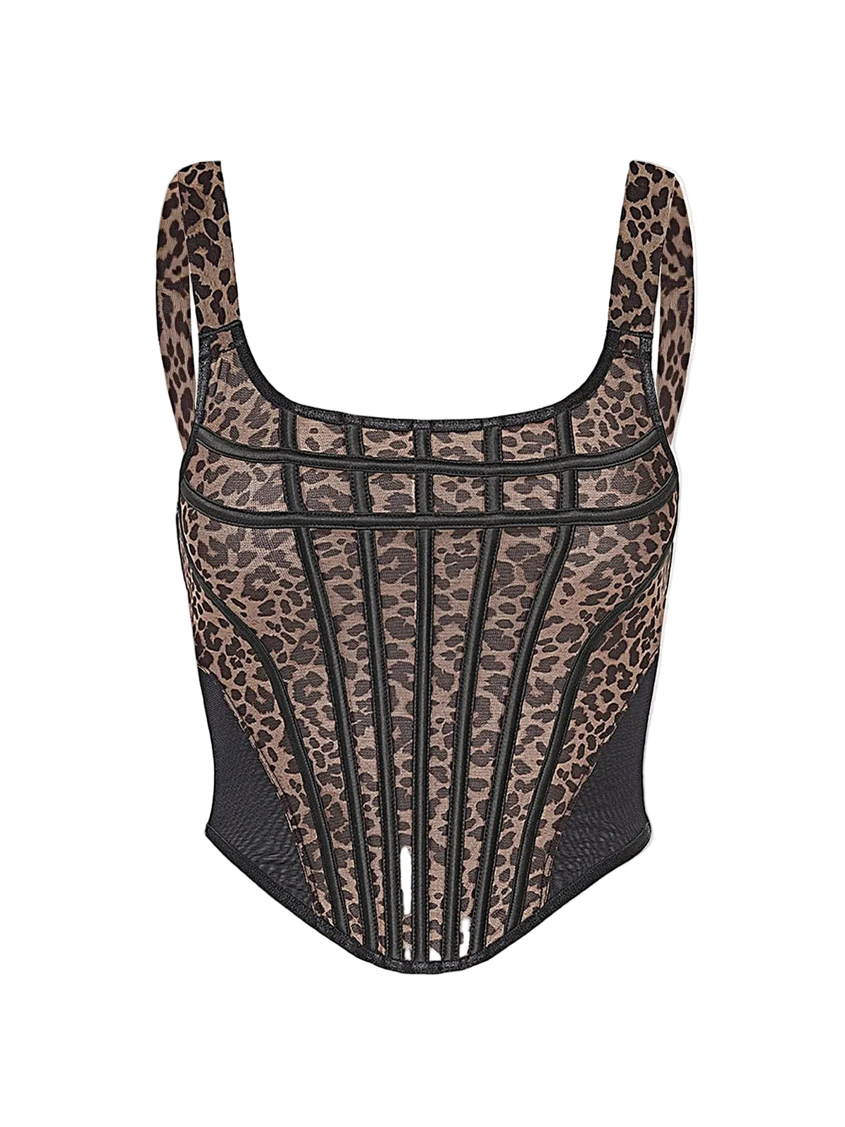 CHANTAL MESH BUSTIER & G-STRING SET -