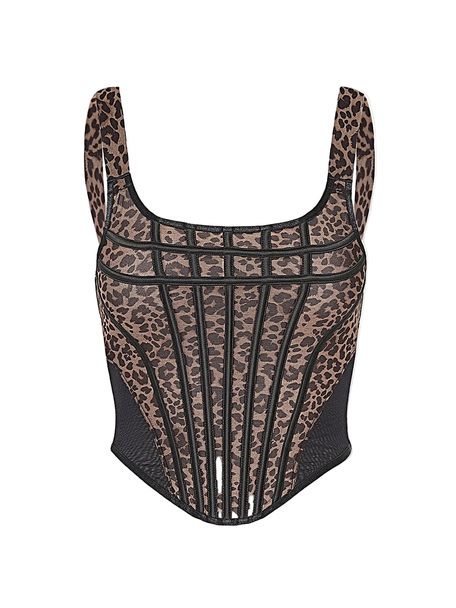 CHANTAL MESH BUSTIER & G-STRING SET -