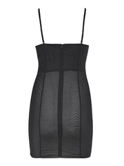 CHANTAL MESH CHEMISE & G-STRING SET -
