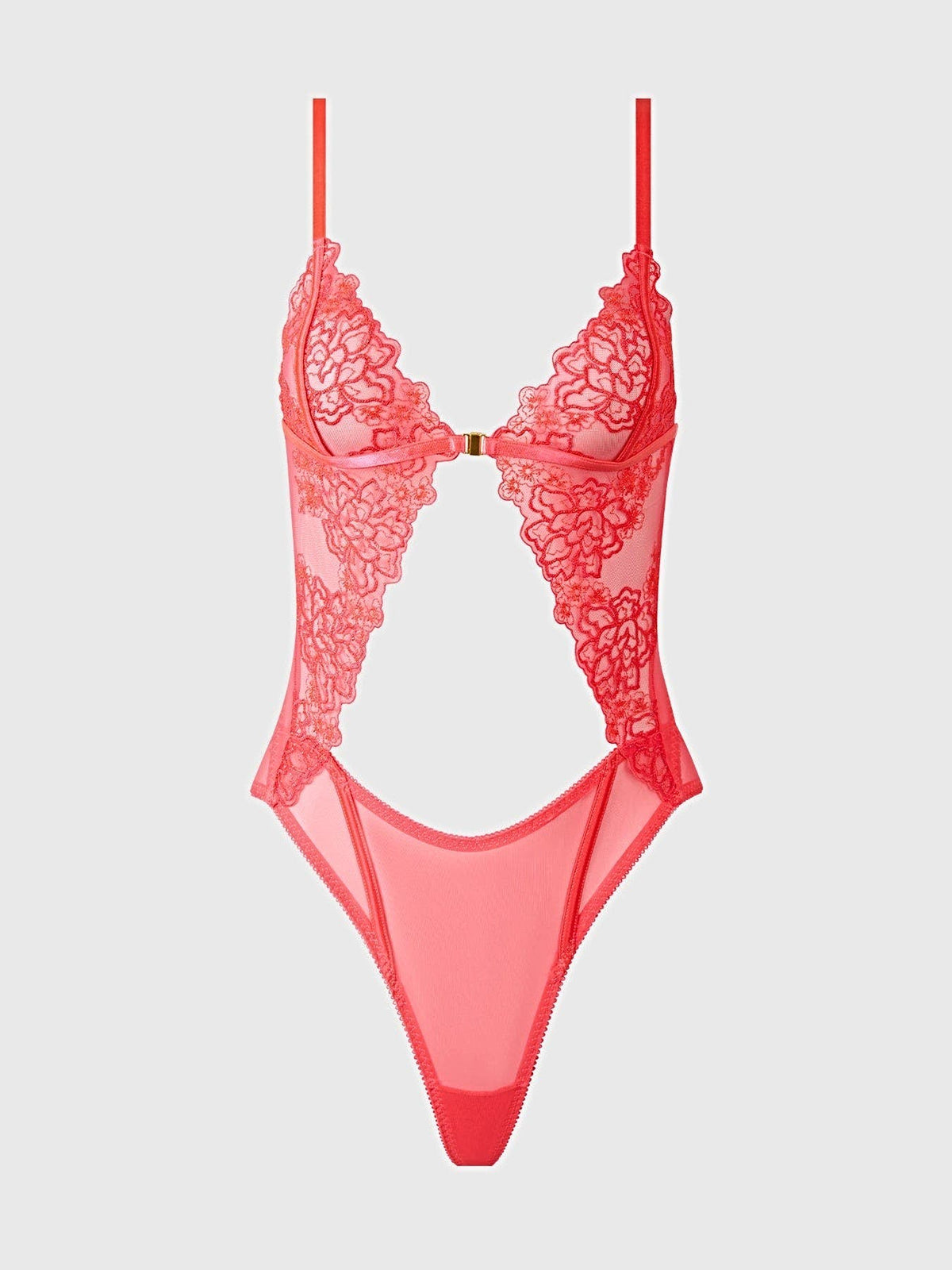 EDEN EMBROIDERED WIREFREE TEDDY -