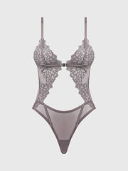 EDEN EMBROIDERED WIREFREE TEDDY -