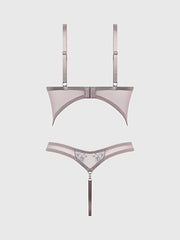 EDEN EMBROIDERED WIREFREE TEDDY -