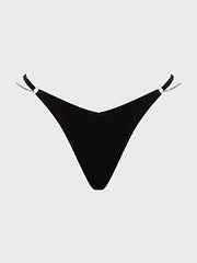 KRYSTAL RHINESTONE & SIDE SLIDER THONG -