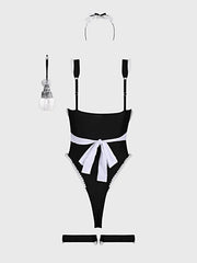 MAID TEDDY, APRON, HEADPIECE & DUSTER -
