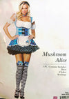 Leg Avenue Mushroom Alice kostim od 3 kom. Veličina XL