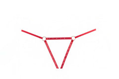 Ashley Garter & Panty Set, the sweet spot between Love & Lust in Red - Bra Set