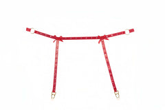 Ashley Garter & Panty Set, the sweet spot between Love & Lust in Red - Bra Set