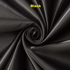 JE ČARŠAF od acetatnog satena za mladenke, Cal King, crne boje, madrac od 13 cm