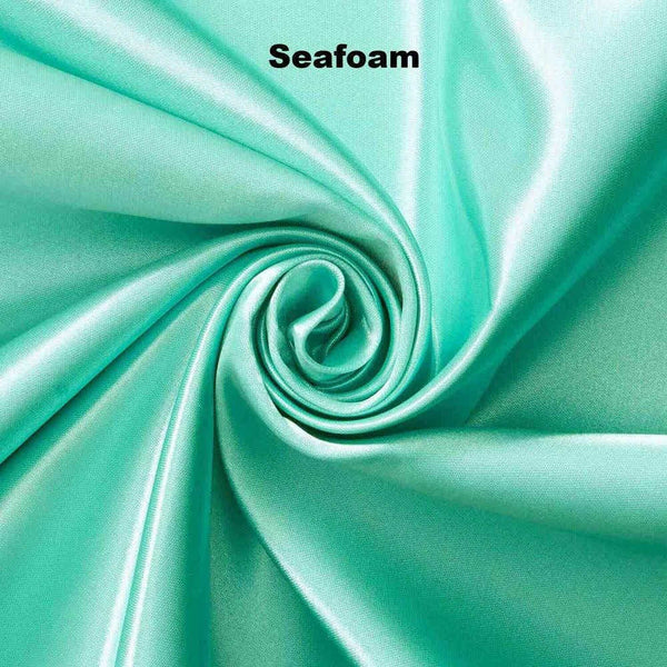 Custom Made PILLOW CASES of Shiny & Slick Nouveau Bridal Satin - Custom Made Nouveau polyester Bridal Satin Pillow Cases