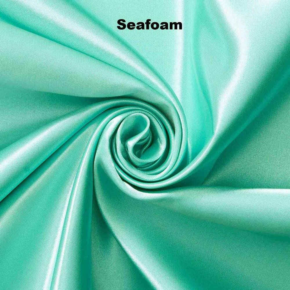 Custom Made PILLOW CASES of Shiny & Slick Nouveau Bridal Satin - Custom Made Nouveau polyester Bridal Satin Pillow Cases