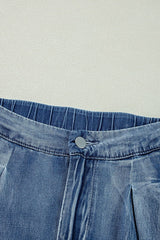 High-Waisted Wide-Leg Jeans -