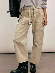 Washed Relaxed Fit Jeans -