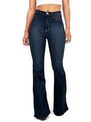 Full Size High-Waisted Bootcut Jeans Plus Size -