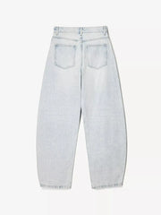 Wide Leg Washed Jeans -