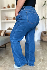 Judy Blue Full Size High Rise Straight Jeans -