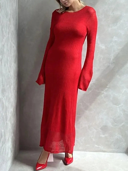 Ribbed Knit Cami Dress and Cover Up Sweater Set -