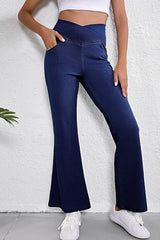 High-Waisted Flare Jeans -