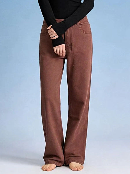 Butterfly Back Wide Leg Jeans -