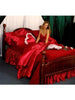 Custom Made Lingerie Satin Sheet Sets, King, and Cal King Satin Boutique