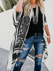 Printed Open Front Cover-Up -