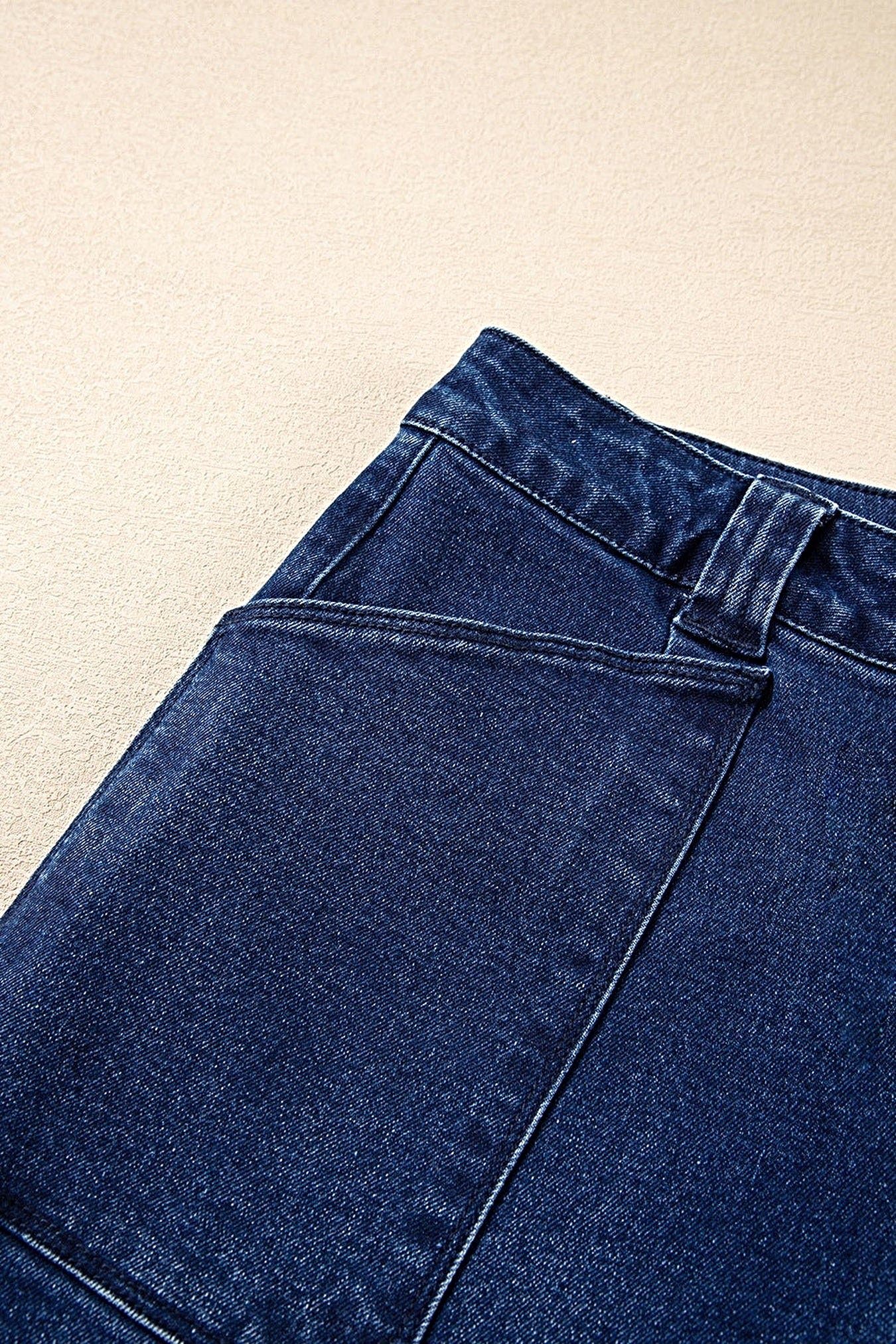 Straight Leg Mid-Rise Shift Jeans -
