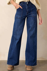 Straight Leg Mid-Rise Shift Jeans -
