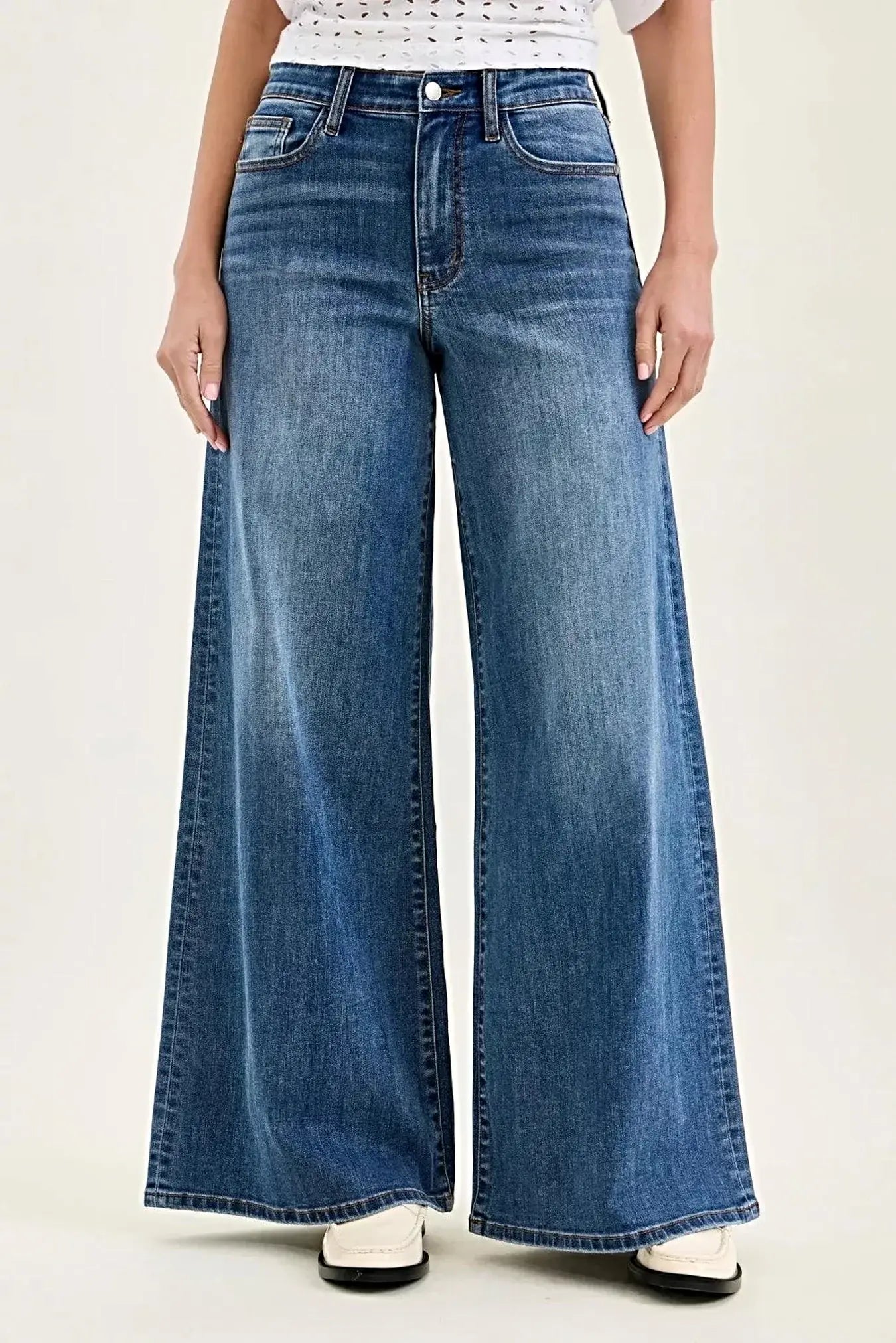 Judy Blue High Waist Palazzo Jeans -