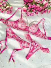 A stunning portrayal of the Gabrielle Seductive Lingerie Set, designed for modern women embracing their confidence and sensuality.