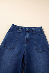 Straight Leg Mid-Rise Shift Jeans -