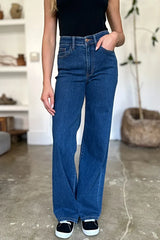 Judy Blue Full Size High Rise Straight Jeans -