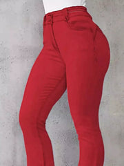 Full Size Wash High-Waisted Flare Jeans Plus Size -