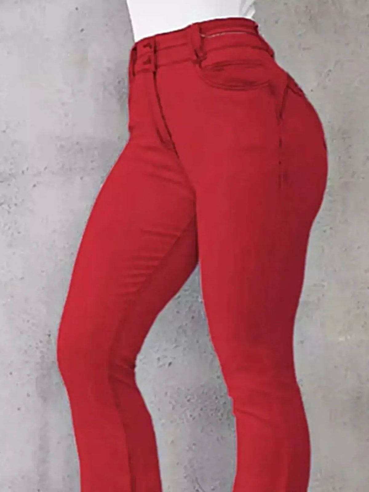 Full Size Wash High-Waisted Flare Jeans Plus Size -
