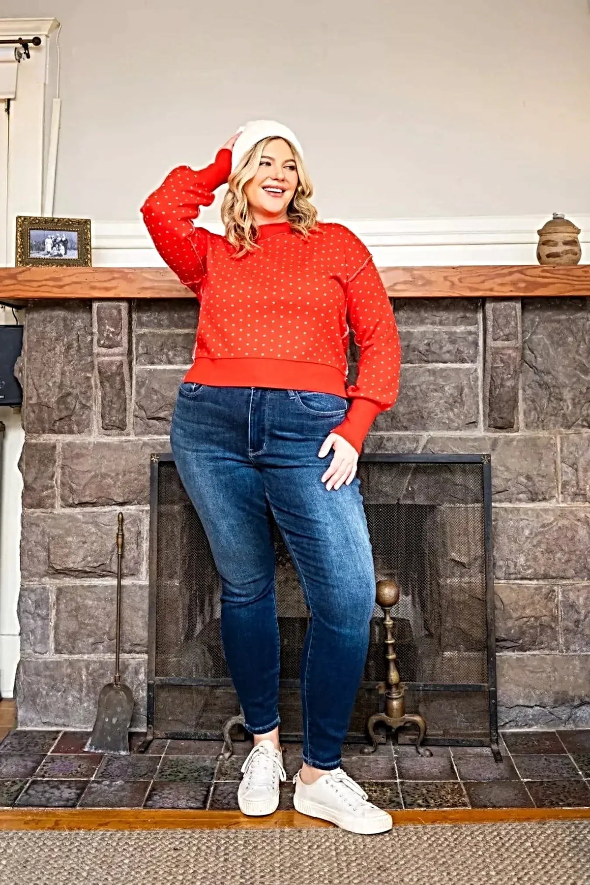 Judy Blue Full Size Washed Thermal Skinny Jeans Plus Size -