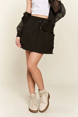 ADORA Drawstring Skort with Pockets -