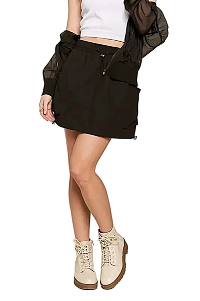 ADORA Drawstring Skort with Pockets -