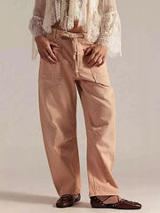 Washed Relaxed Fit Jeans -